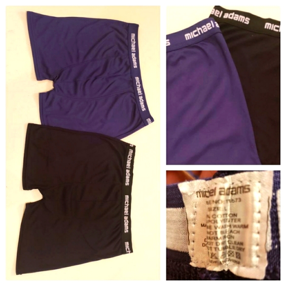 $7 SALE NWOT Men's No Fly Boxer Briefs, Black & Blue, Size L - Picture 1 of 1